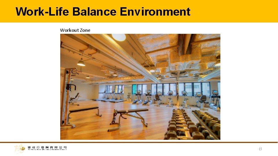 Work-Life Balance Environment Workout Zone 15 