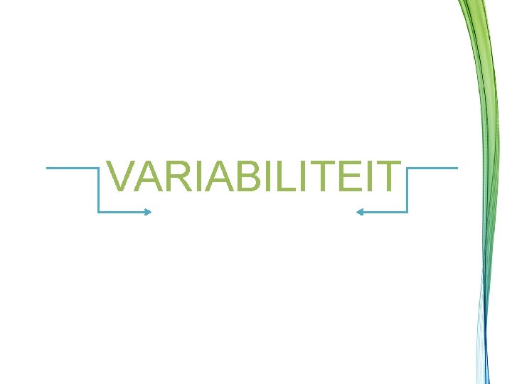 VARIABILITEIT 