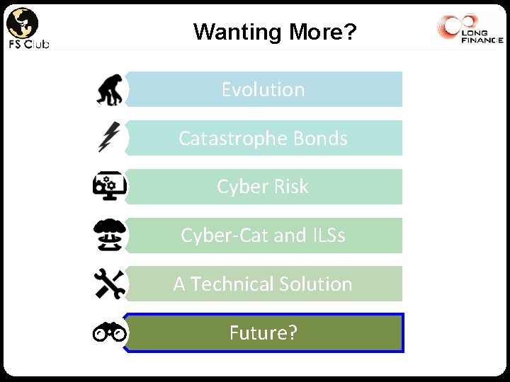 Wanting More? Evolution Catastrophe Bonds Cyber Risk Cyber-Cat and ILSs A Technical Solution Future?