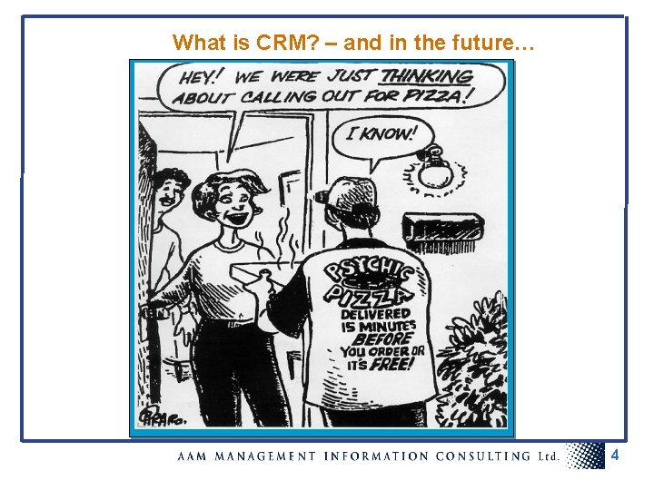 What is CRM? – and in the future… 4 