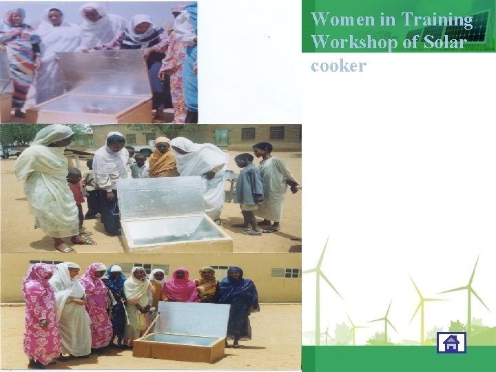 Women in Training Workshop of Solar cooker 