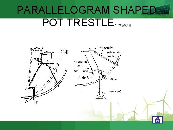 PARALLELOGRAM SHAPED POT TRESTLE 平行四边形支架 