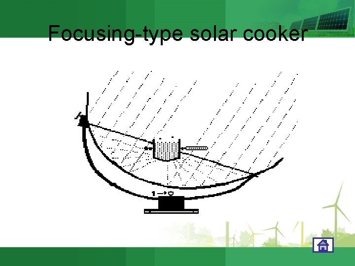 Focusing-type solar cooker 