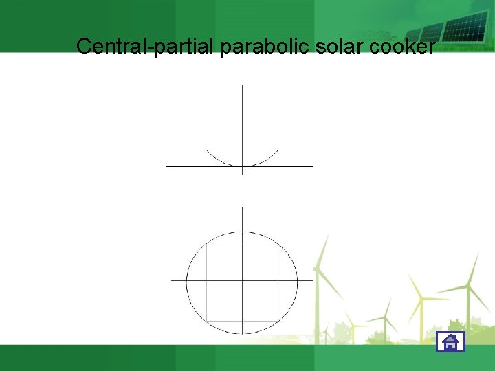 Central-partial parabolic solar cooker 