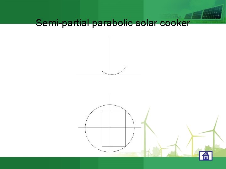 Semi-partial parabolic solar cooker 