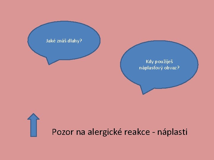 Jaké znáš dlahy? Kdy použiješ náplasťový obvaz? Pozor na alergické reakce - náplasti 