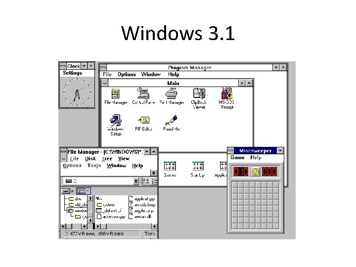 Windows 3. 1 