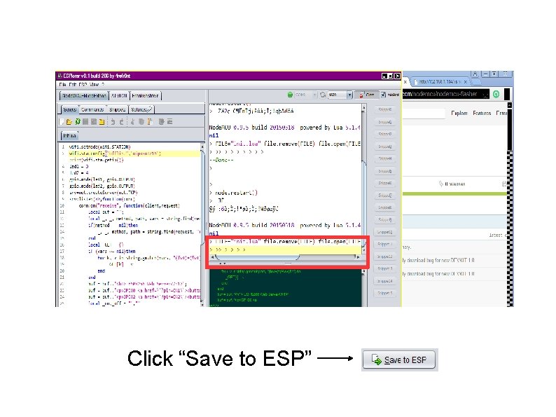 Click “Save to ESP” 