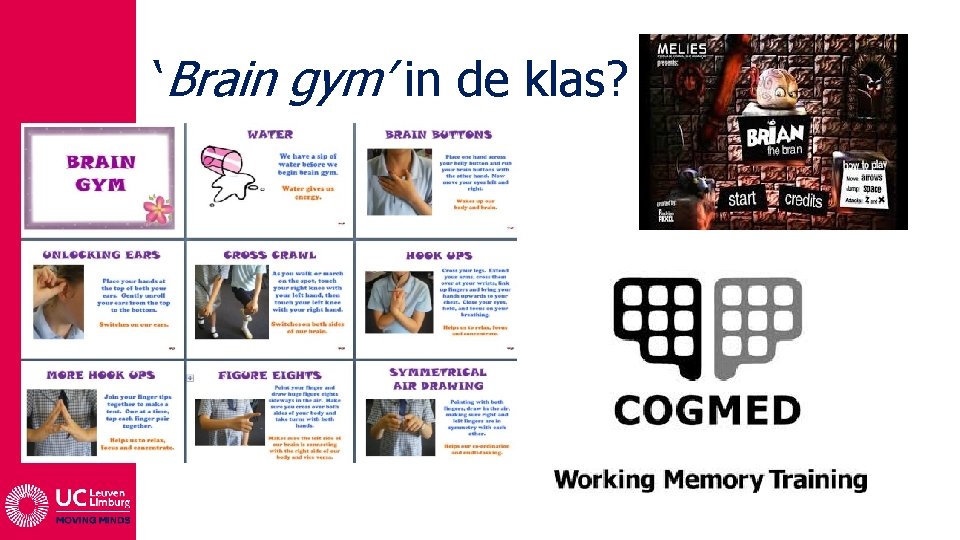 ‘Brain gym’ in de klas? 