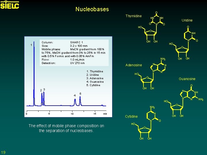 Nucleobases O Thymidine HN O NH N HO Uridine O O O 1 Column: