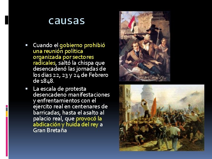 causas Cuando el gobierno prohibió una reunión política organizada por sectores radicales, saltó la