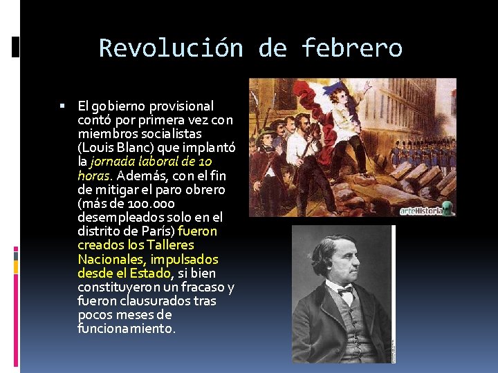 Revolución de febrero El gobierno provisional contó por primera vez con miembros socialistas (Louis