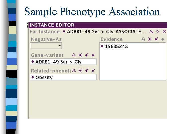 Sample Phenotype Association 