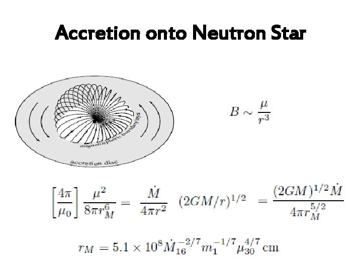 Accretion onto Neutron Star 