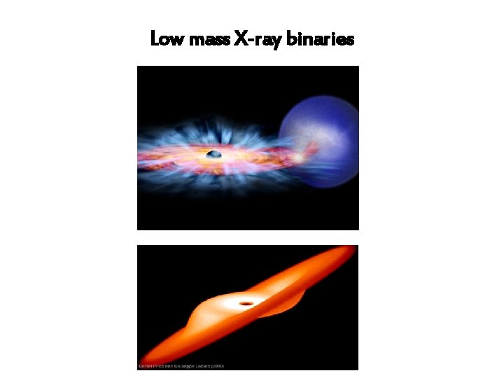Low mass X-ray binaries 