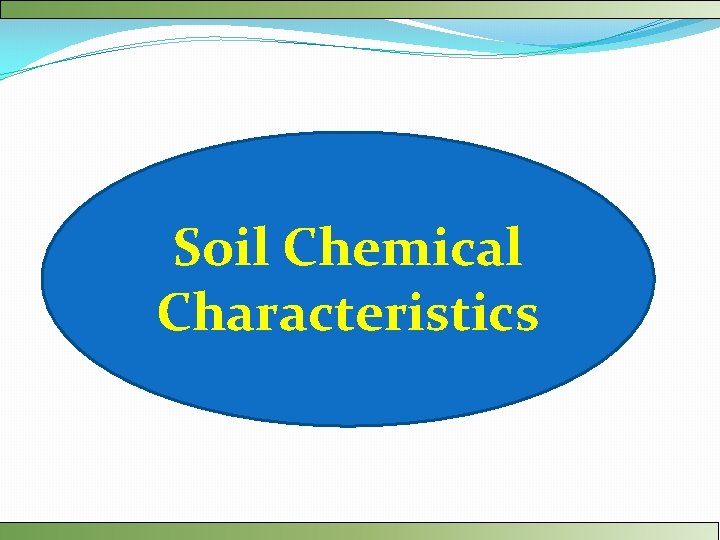 Soil Chemical Characteristics 