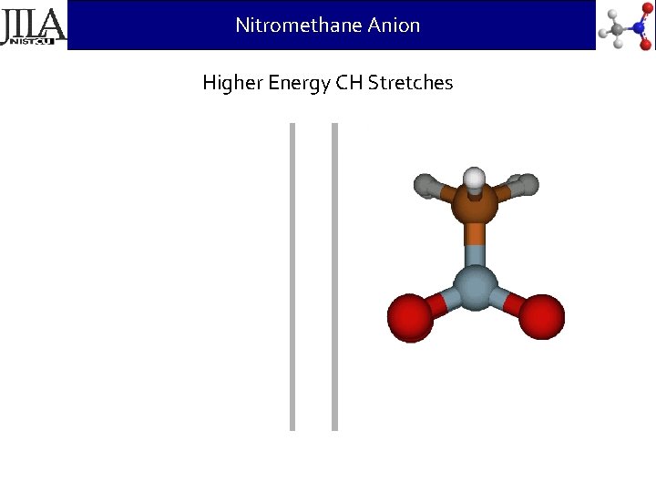 Nitromethane Anion Higher Energy CH Stretches 