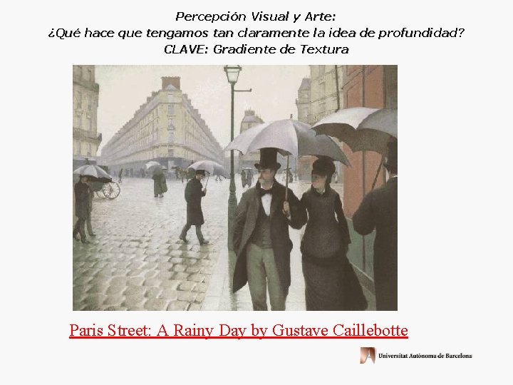 Percepción Visual y Arte: ¿Qué hace que tengamos tan claramente la idea de profundidad?