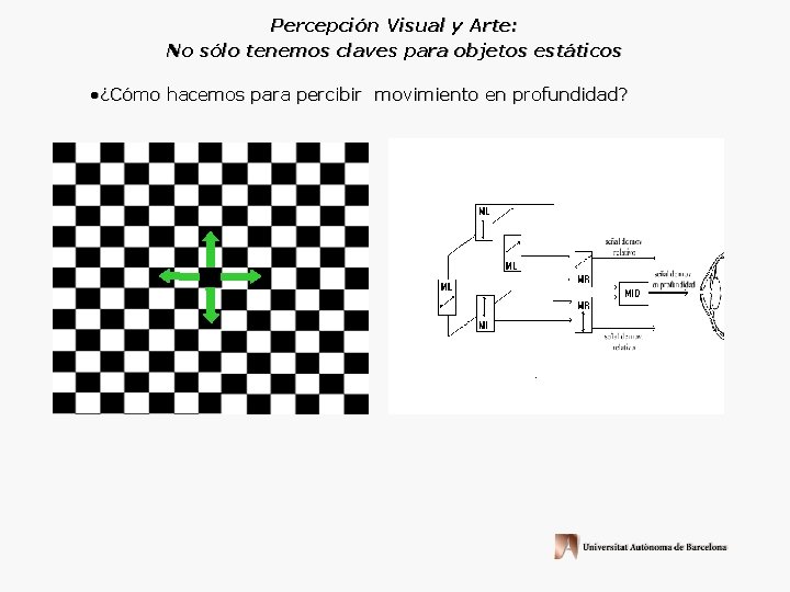 Percepción Visual y Arte: No sólo tenemos claves para objetos estáticos • ¿Cómo hacemos