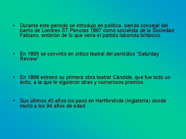  • Durante este periodo se introdujo en política, siendo concejal del barrio de