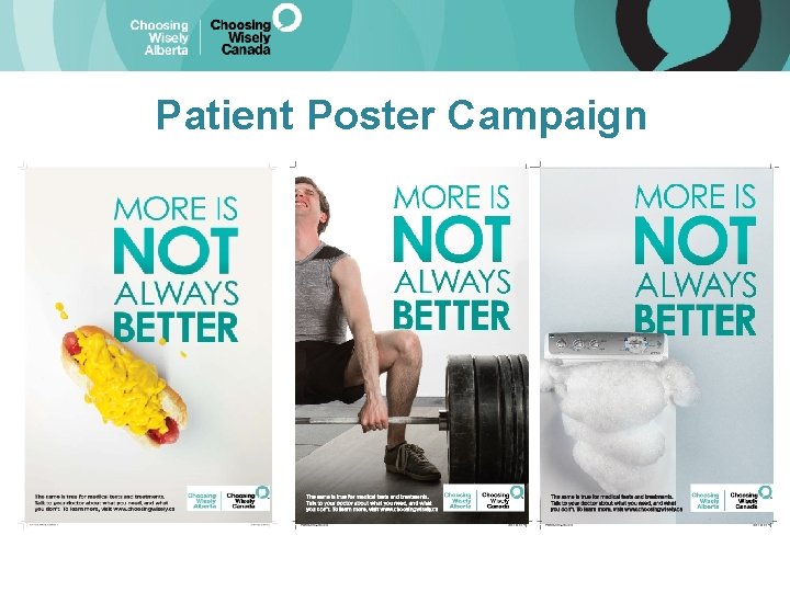 Patient Poster Campaign 
