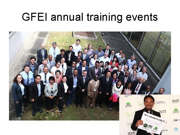 GFEI annual training events 