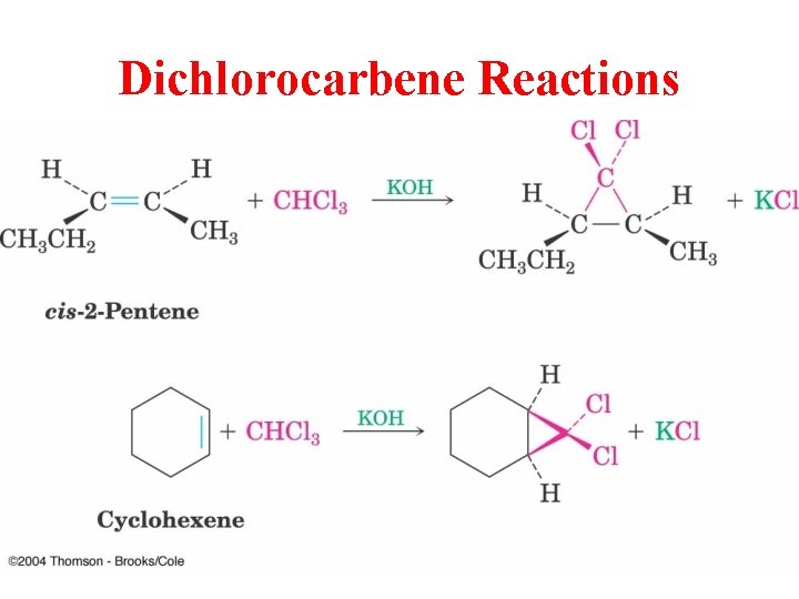 Dichlorocarbene Reactions 