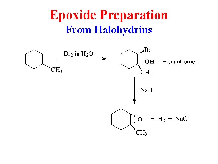 Epoxide Preparation From Halohydrins 