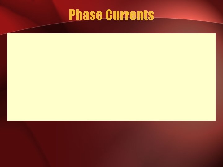 Phase Currents 