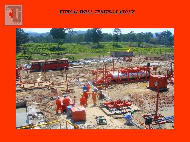 TYPICAL WELL TESTING LAYOUT 