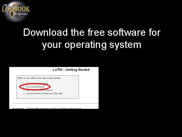 Download the free software for your operating system 