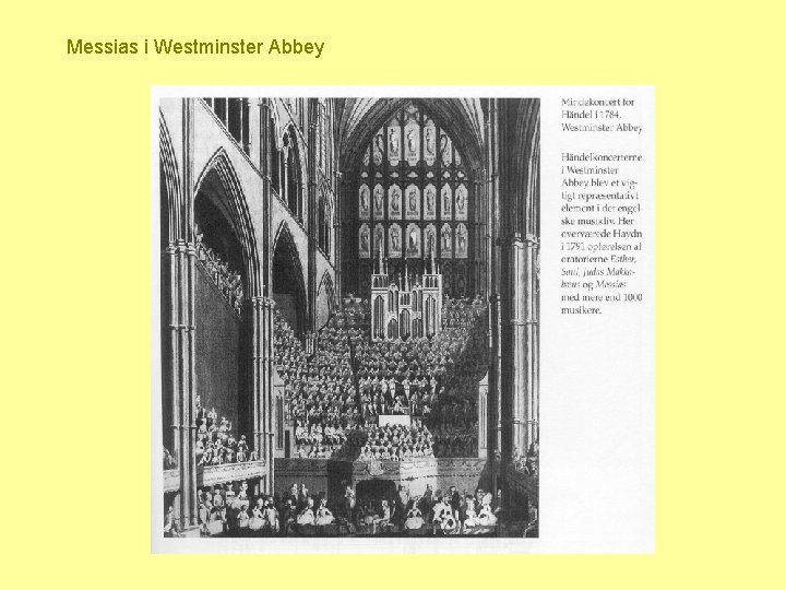 Messias i Westminster Abbey 