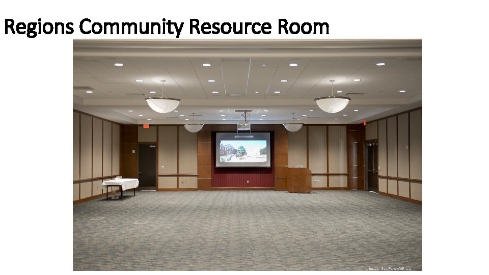 Regions Community Resource Room 