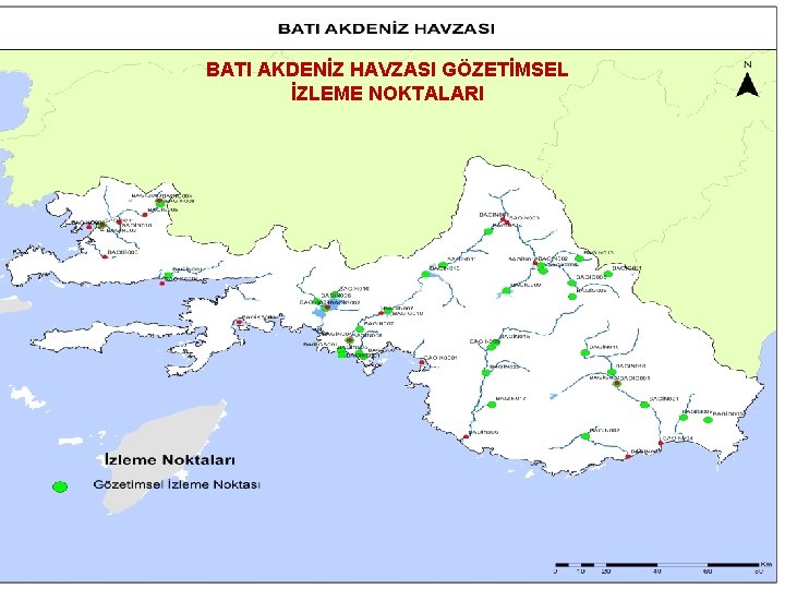 BATI AKDENİZ HAVZASI GÖZETİMSEL İZLEME NOKTALARI 27 