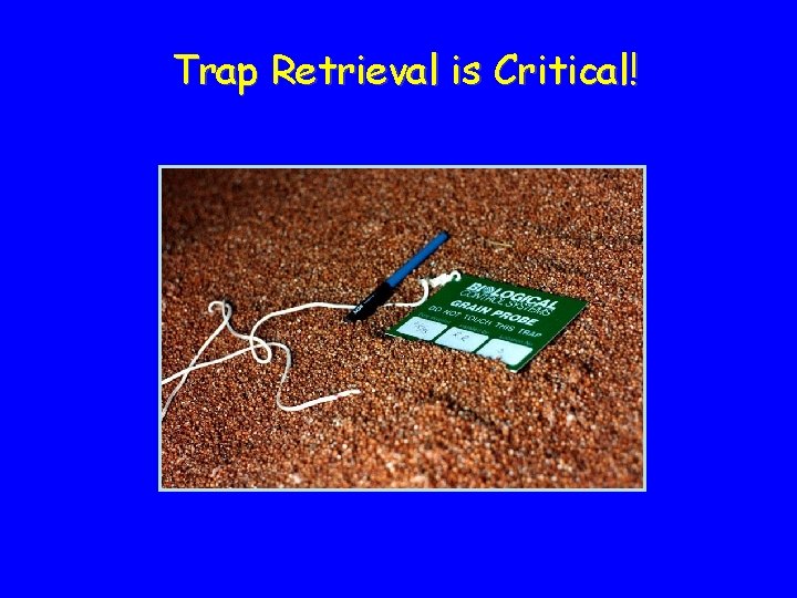 Trap Retrieval is Critical! 