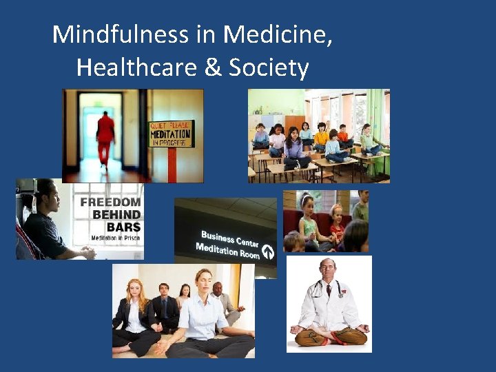 Mindfulness in Medicine, Healthcare & Society 