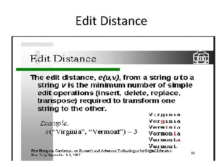 Edit Distance 