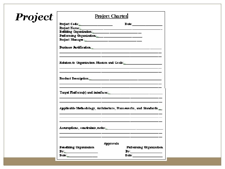 Project Charter 