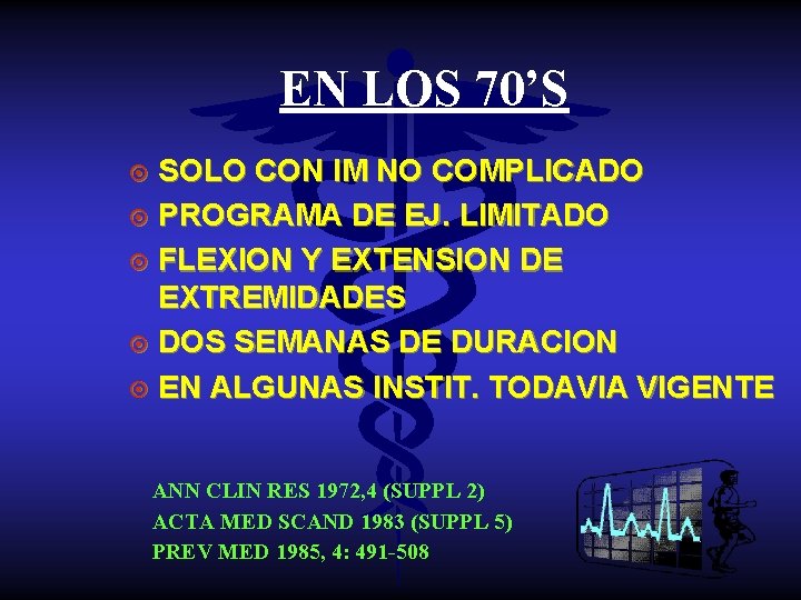 EN LOS 70’S SOLO CON IM NO COMPLICADO ¤ PROGRAMA DE EJ. LIMITADO ¤