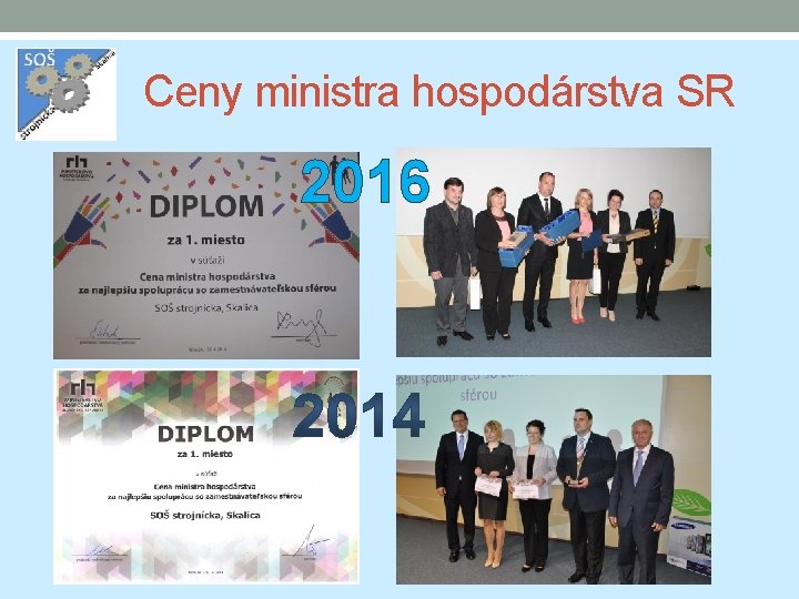 Ceny ministra hospodárstva SR 2016 