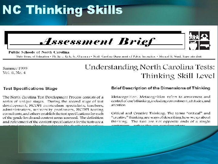 NC Thinking Skills 
