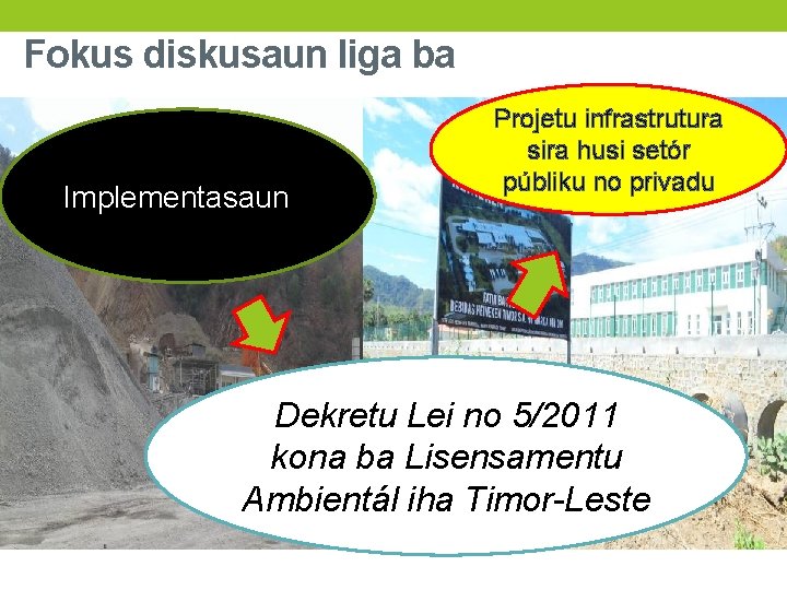 Fokus diskusaun liga ba Implementasaun Projetu infrastrutura sira husi setór públiku no privadu Dekretu