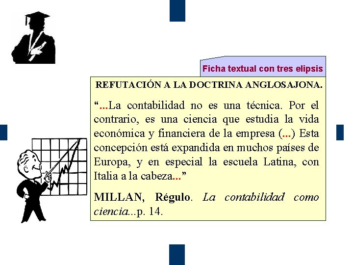 Ficha textual con tres elipsis REFUTACIÓN A LA DOCTRINA ANGLOSAJONA. “. . . La