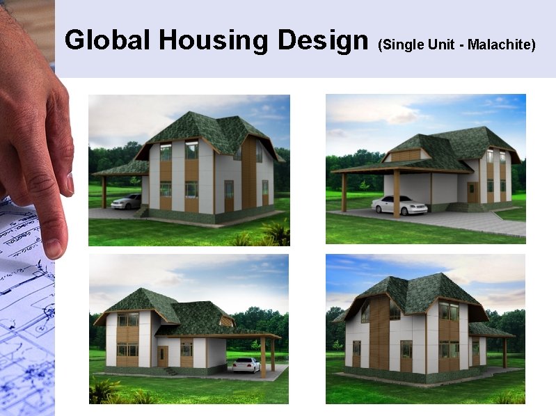 Global Housing Design (Single Unit - Malachite) 