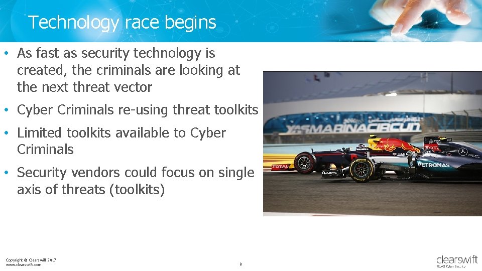 Technology race begins • As fast as security technology is created, the criminals are
