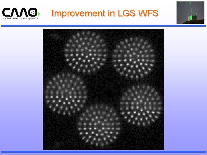 Improvement in LGS WFS 