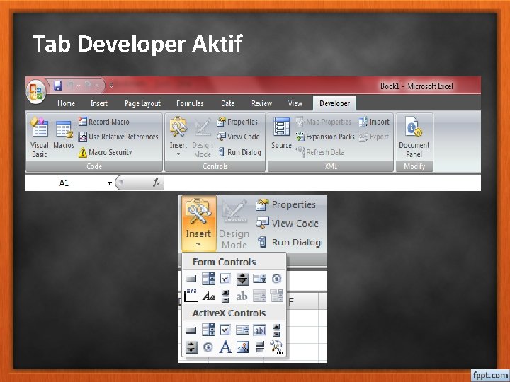 Tab Developer Aktif 