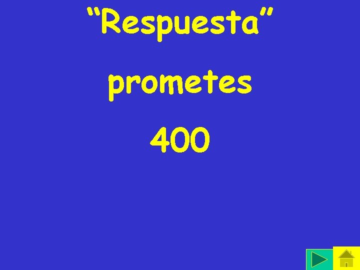 “Respuesta” prometes 400 