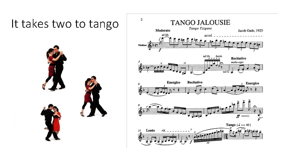 It takes two to tango 