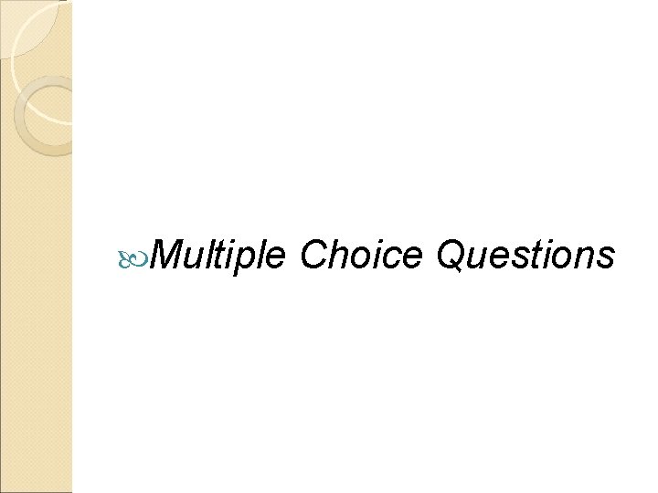  Multiple Choice Questions 